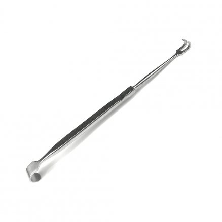 Гачок трахеотомічний по Jackson, двосторонній. Довжина 17 см